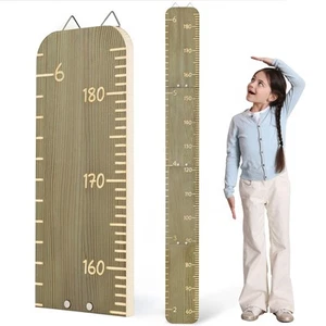 Growth Chart for Wall Wooden Height Chart for Kids Height Measurement for Wal... - Bild 1 von 6