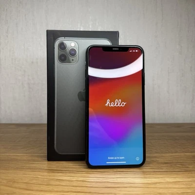 Apple iPhone 11 Pro Max 256GB Midnight Green Unlocked - Boxed with Accessories - Image 1 of 4