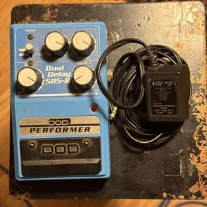 Pedal chip bbd Dod Performer analógico doble retardo 585-B 1980 azul vintage FUNCIONA - Imagen 1 de 10