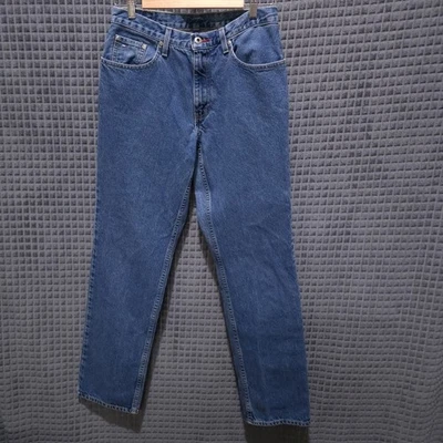 VTG Tommy Hilfiger Blue Jeans 31x33 Y2K 90s Preppy Grunge Baddie Cowboy Skater - Image 1 of 4