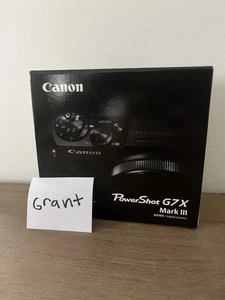 Canon PowerShot G7X Mark III Digital Camera Black 📷✅ 24 MONTH WARRANTY - Picture 1 of 4