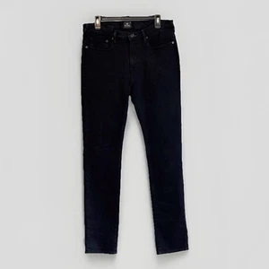 PS Paul Smith Jeans Mens Sz 32 Black Denim Tapered Organic Classic Sustainable - Picture 1 of 10