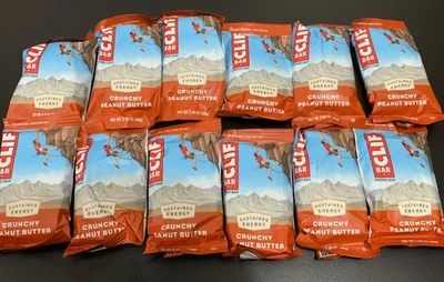 12 CLIF Bar Crunchy Peanut Butter Protein Energy Bars 2.4oz - Image 1 of 3
