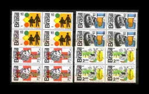 BRAZIL SC 1268 1271 BL OF 4 MINT NH VF - Picture 1 of 1