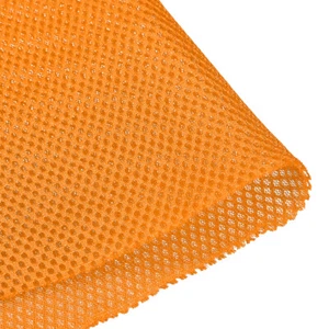 Orange Haut-parleur Maille Grille Stéréo Tissu Antipoussière 0.5x1.45M - Photo 1/4