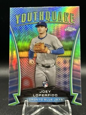 2024 Topps Chrome Update #YQ-71 Joey Loperfido Youthquake Refractor  - Image 1 of 2