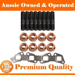 Permaseal Exhaust Manifold Studs&Gasket For Nissan Pathfinder R51 YD25 2.5L - Picture 1 of 10