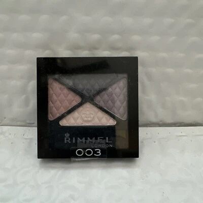 Sombra de ojos cuádruple Rimmel London Glam Eyes #003 púrpura ahumado Foto 1 de 2