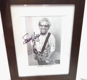 Sammy Hagar Signed Photo Matted & Framed 14 X 17 Great Photo - Picture 1 of 4