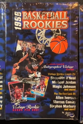 1996 Score Board Basketball Rookies BLUE Box! 36 Packs! Kobe, Iverson, Auto RC?  - Image 1 of 4