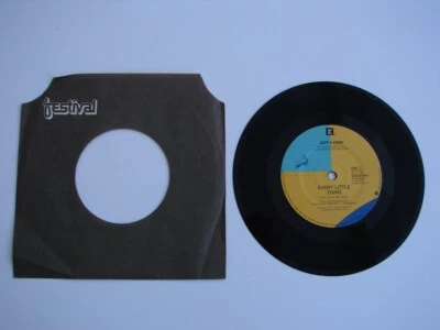 JEFF LYNNE Every Little Thing / I'm Gone 45  7" Single Australia 543919799-7 - Image 1 of 4