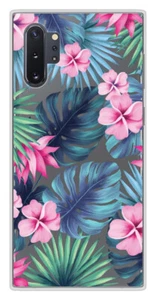 Coque en silicone imprimée compatible Samsung Galaxy Note 10 Plus Tropical Aquar - Photo 1 sur 3