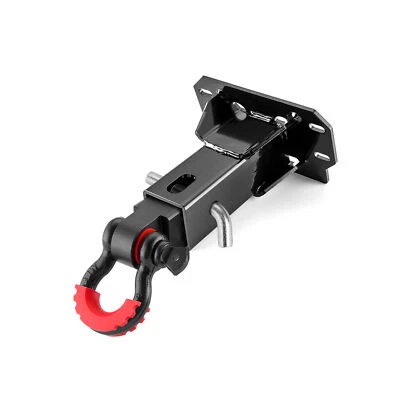 2" Shackle Hitch Receiver+Front Hitch Mount For Polaris Ranger 1000/XP 1000 Crew - Imagem 1 de 4