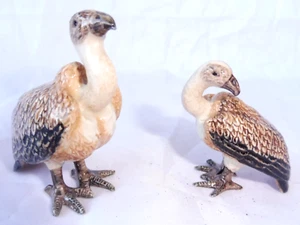 KLIMA K623 Miniature statuette en porcelaine - VAUTOURS VULTURES N° 2 - Imagen 1 de 6