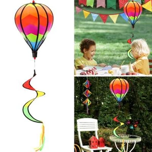 Hot Air Balloon Wind Spinner Garden Hanging Ornament Wind Chime Lawn Yard Decor - Picture 1 of 13
