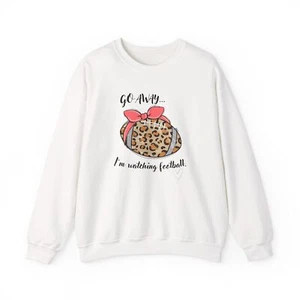 Football Sweatshirt, Cozy Game Day Crew, Cute Gift for Her, Sports Fashion - Picture 1 of 33