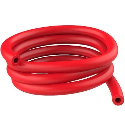 TOP INDUSTRIETEILE 5mm PU Round Belts Hollow Round Belt Red, Smooth Surface - Sold By The Metre