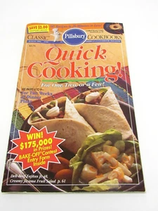 Vintage Aug 1993 Quick Cooking Pillsbury Classic Cookbook paperback - Imagen 1 de 4