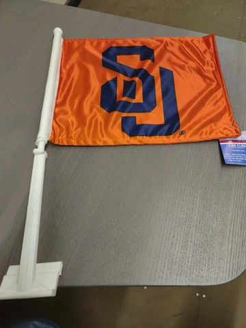 Officially Licensed Syracuse Orange Team Logo Orange Car Window Flag Cover