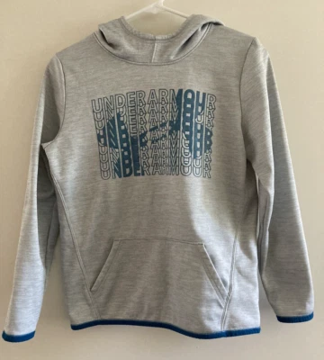 Sudadera con Capucha Under Armour Juvenil XL Coldgear Gris Gris Teal Niñas Foto 1 de 3