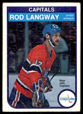 1982-83 O-Pee-Chee Rod Langway Washington Capitals #368 - Image 1 of 2