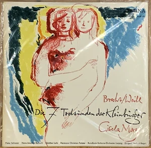 GISELA MAY Brecht Weill Die 7 Todsünden Eterna LP 825732 Neu Green White Stereo - Picture 1 of 2