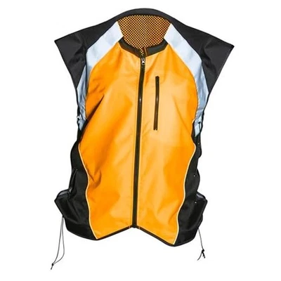  Chaleco de seguridad con bolsillos. Naranja audaz XL: se adapta a más de chaquetas LG-XL Foto 1 de 4