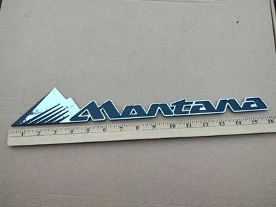Pontiac 1999-2005 Montana puerta delantera emblema lateral insignia logotipo nombre 10413185 MT1 Foto 1 de 4