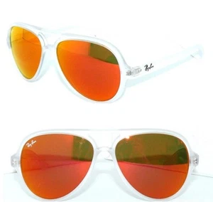 GAFAS DE SOL RAY BAN CLARAS FIRE ROJO ESPEJO RB 4125 646 CATS 4376 GAFAS 4162 - Imagen 1 de 7
