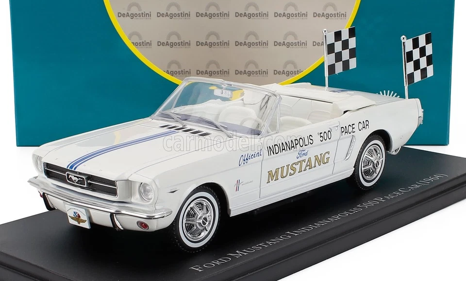 1/24 EDICOLA - FORD USA - MUSTANG CABRIOLET OFFICIAL PACE CAR INDIANAPOLIS 18065 - Immagine 1 di 1