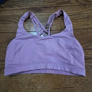 Lululemon Strappy Bra 6 Mauve Flaws See Pics - Picture 1 of 6