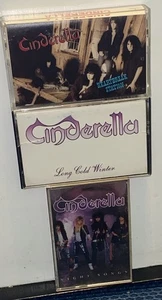 Cinderella Cassettes X3  Long Cold Winter & Heartbreak Station & Night Songs - Bild 1 von 8