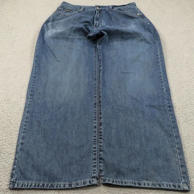 Baggy Jeans Mens 36 Y2K Wide 10" Leg Opening Pipes VTG Grunge Skater ECKO UNLTD - Image 1 of 4
