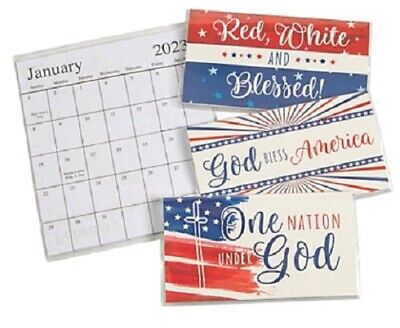 2022-2023 God Bless America 2 Year Planner Pocket Calendar *FREE SHIPPING* • 2.38$