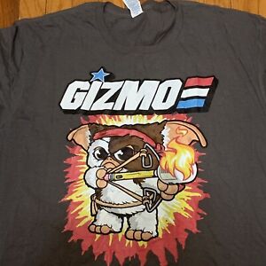 Gizmo GI Joe Gray T-Shirt 2XL XXL G.I. Movie TV Mashup Funny Gremlins