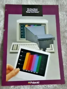 Polaroid Direct Screen Cameras sales leaflet. 1987. - Picture 1 of 1