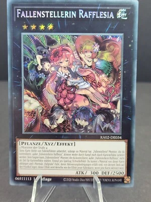 ⭐Fallenstellerin Rafflesia⭐RA02-DE034 Yu-Gi-Oh! Secret Rare Near Mint Deutsch - Bild 1 von 4