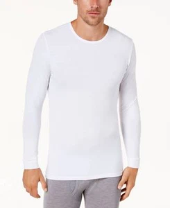 $76 32 Degrees Heat Men Athletic Shirt Crew-Neck Short-Sleeve Underwear White S - Picture 1 of 1