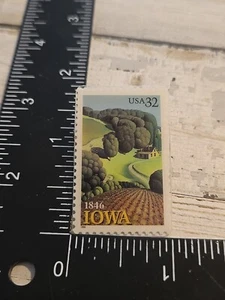 Pin de sello de plástico Iowa 1846 Usps J4 - Imagen 1 de 2