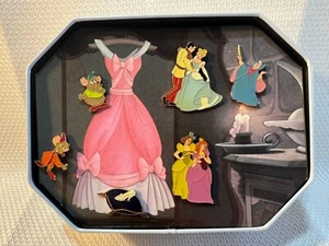 Juego de 6 pines Disney Cenicienta Dreams Do Come True 45th Anniversary totalmente nuevo lata - Imagen 1 de 6