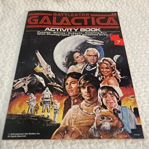 Battlestar Galactica 1978 Activity Book  - Picture 1 of 6