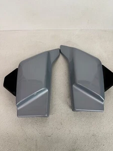 2024 OEM Harley Road Street Glide Side Covers Fairings Atlas Silver Metallic - Picture 1 of 5