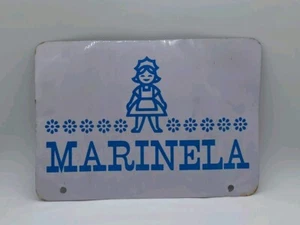 Vintage Mexiko Marinela Gansito Blech Metallschild Werbung 9 x 6,5 Zoll - Bild 1 von 7