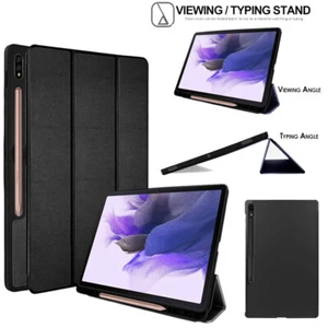 Funda inteligente con soporte de cuero delgado de cuero delgado para Samsung Tab S8 Plus, S8+ 12,4" X800 X806 - Imagen 1 de 14