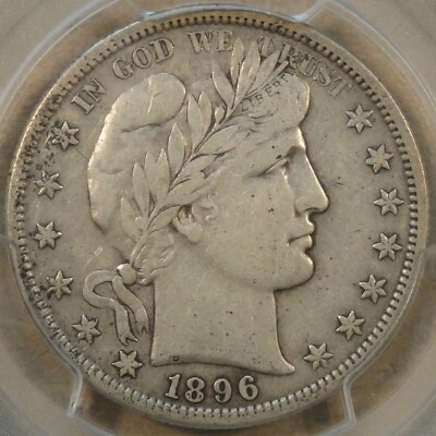 1896-S Barber Half Dollar 50c PCGS Certified VF30 - Image 1 of 4