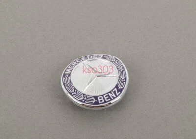 Azul PARA MERCEDES W211 W221 EMBLEMA EMBLEMA EMBLEMA GRADE FRONTAL GENUÍNO E320 E350 S550 - Imagem 1 de 4