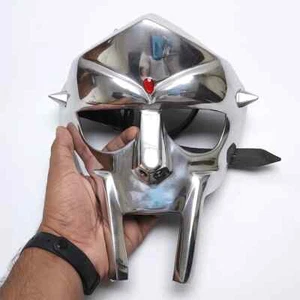 MF Doom Mask Gladiator Mad-villain Metal Face Armor Halloween Face mask party - Picture 1 of 7