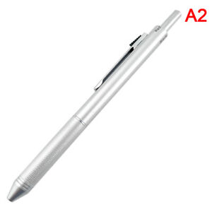 4 In 1 Multicolor Metal Ballpoint Pens 3 Colors Ball Pen 1 Automatic Pencil FL
