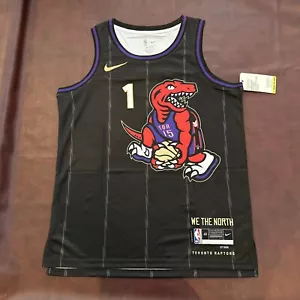 Maglia Gradey Dick Toronto Raptors City Nera #1 Uomo Large - Foto 1 di 6