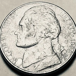 D Jefferson 1999 níquel circulado carpeta relleno envío gratuito - Imagen 1 de 2